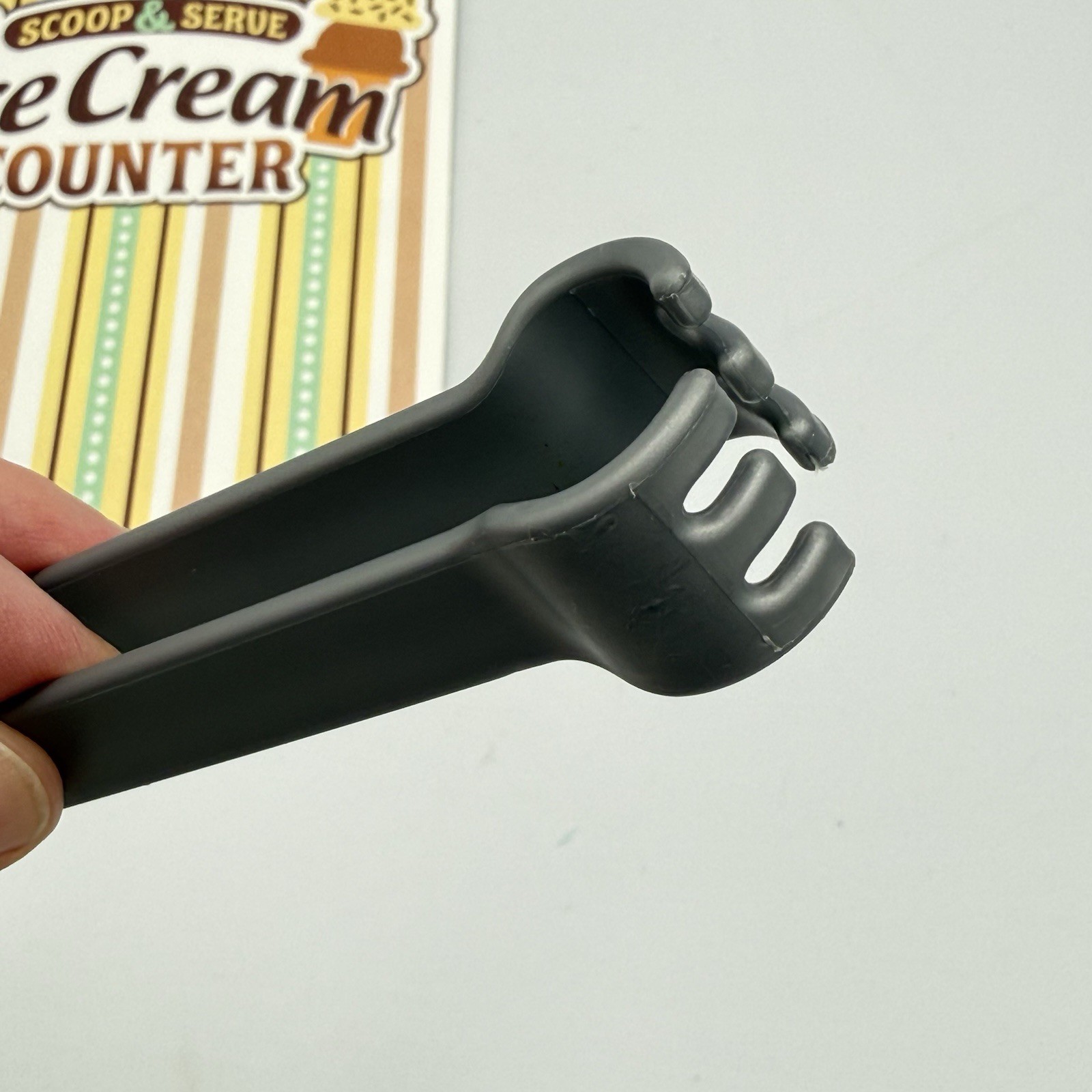 Melissa & Doug Replacement MENU & TONGS for Scoop & Serve Ice Cream Counter