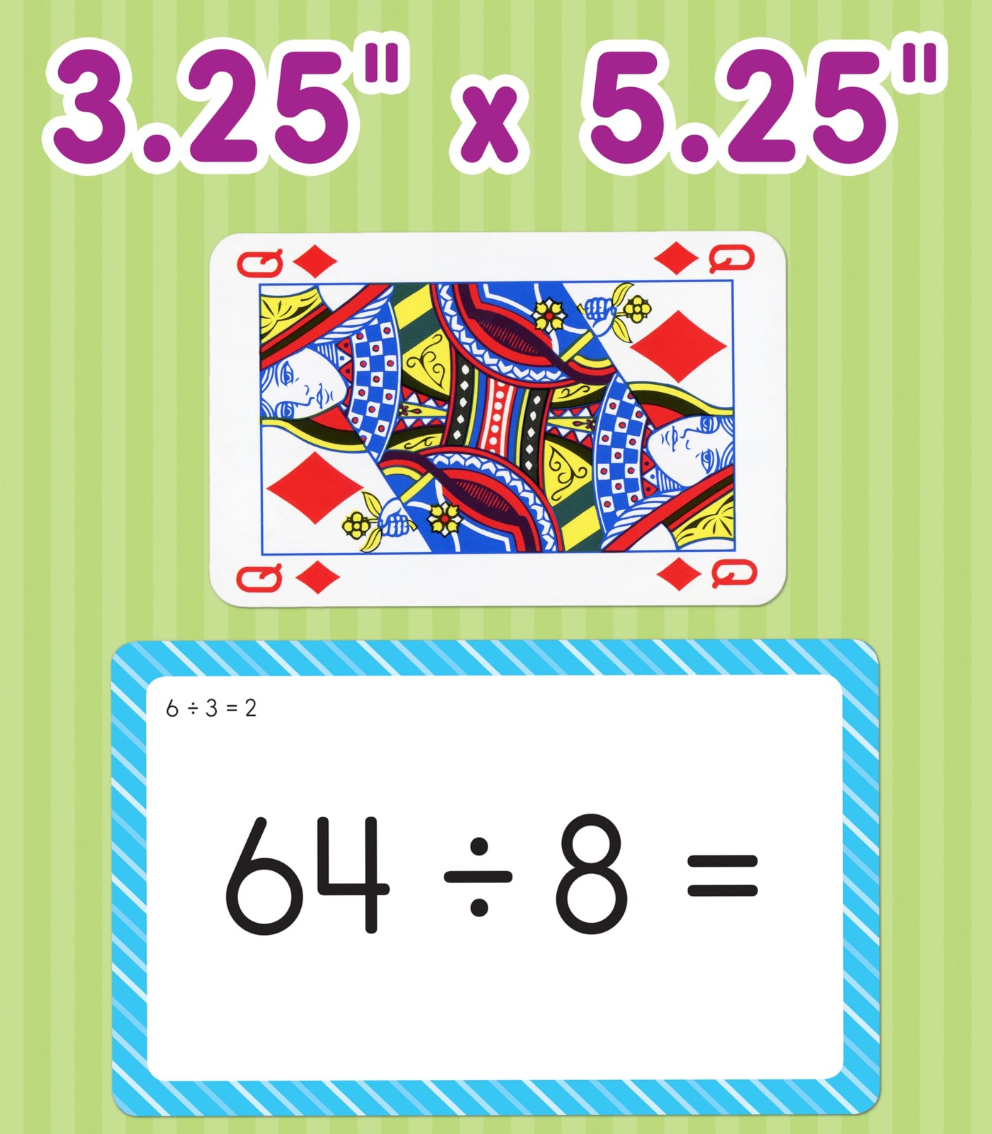 Carson Dellosa 3 – Pack Math Flash Cards, Multiplication Division Fraction 3rd