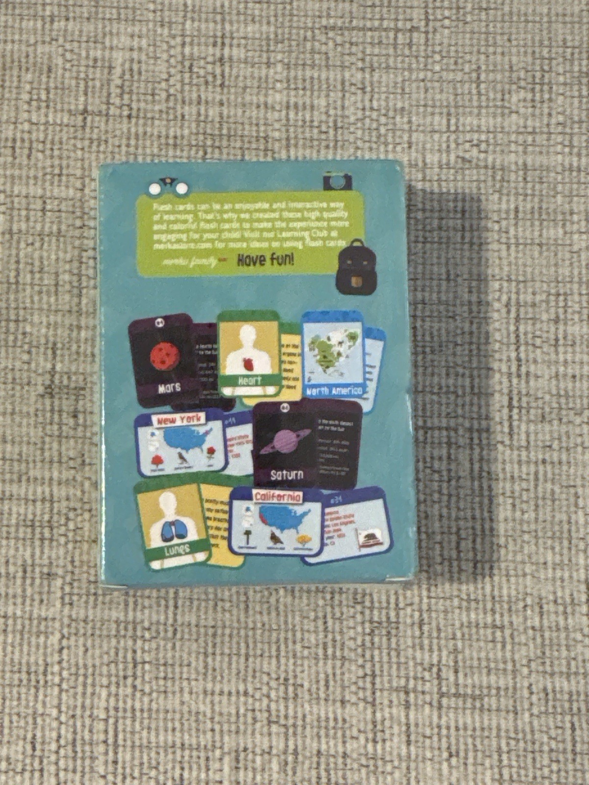 Merka Explorer Flash Cards 90 Educational Cards Ages 5+ Human Body Solar System