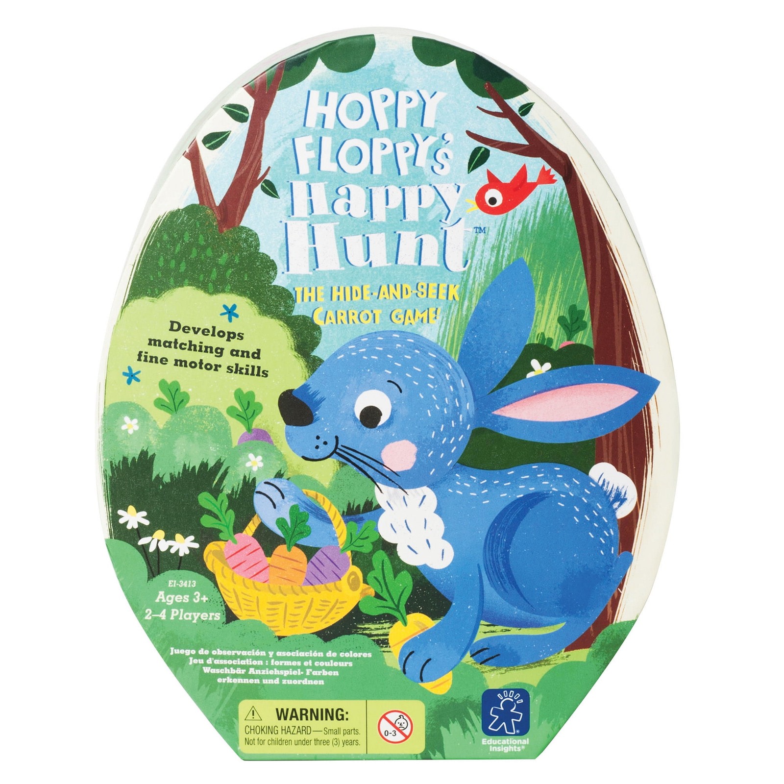 Educational Insights Hoppy Floppy’s Happy Hunt Matching Preschool Game NEW