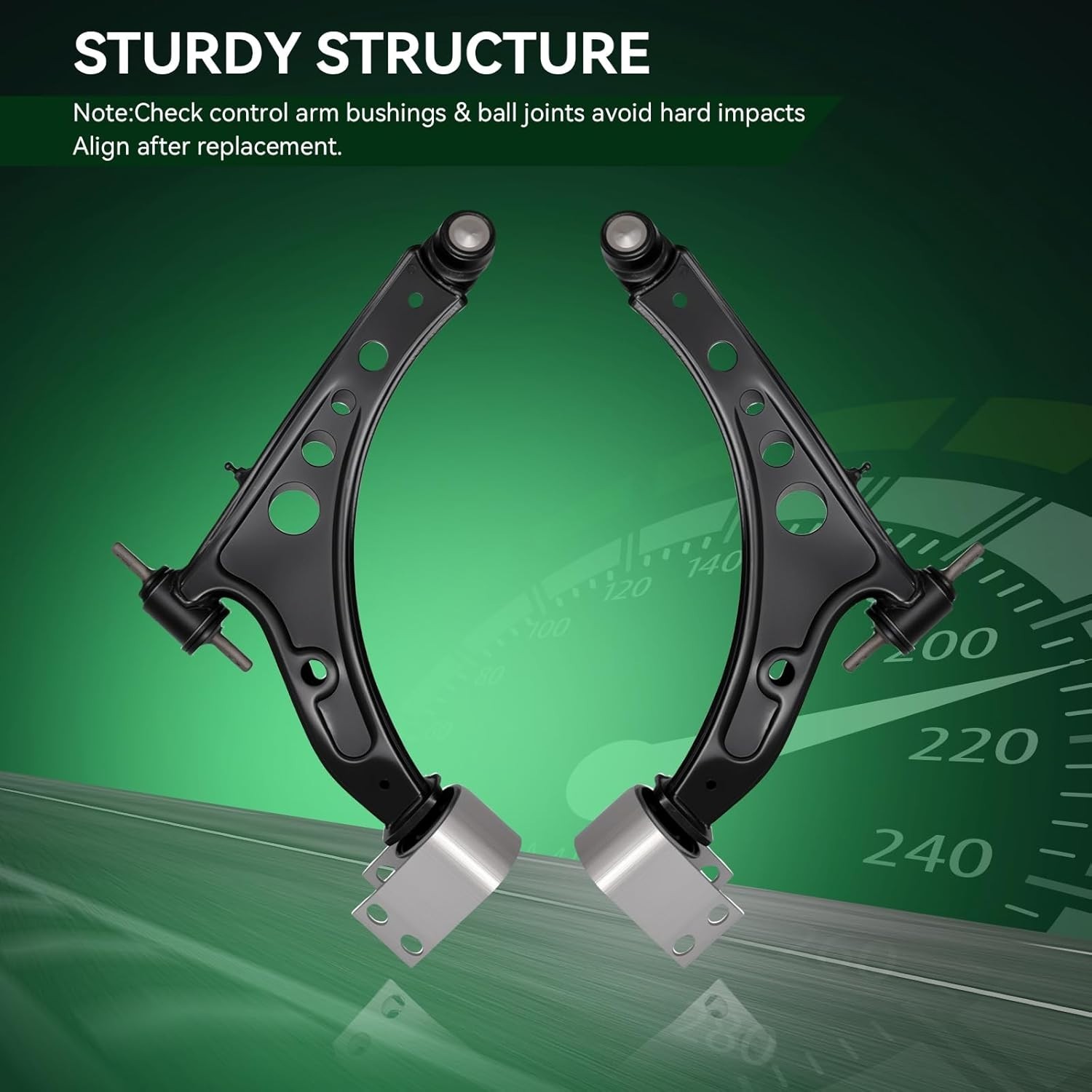 AUQDD 2Pc Suspension Front Lower Control Arm and Ball Joint Assembly Fit For …