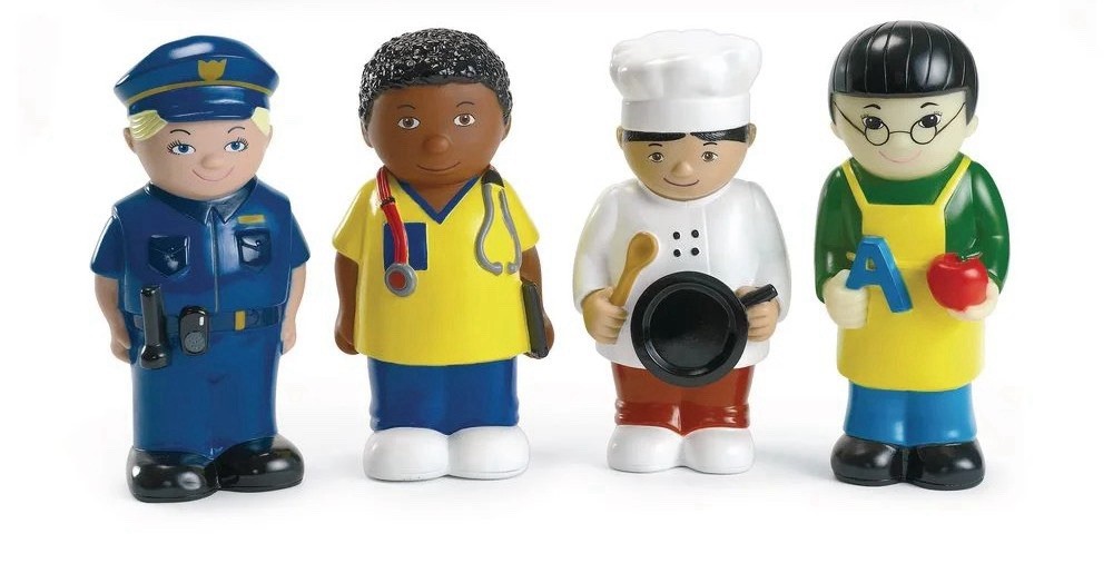 Excellerations Our Soft Career Friends Set Of 4 toy New