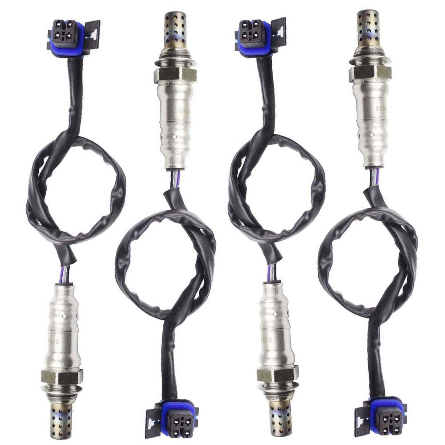 4PCS Oxygen O2 Sensor for 2014-2018 Chevrolet Impala 3.6L; 2013-2018 Cadillac…