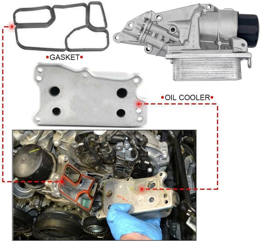 2721800510 Oil Filter Housing Assembly Replacement 2003-2018 For Mercedes-Benz