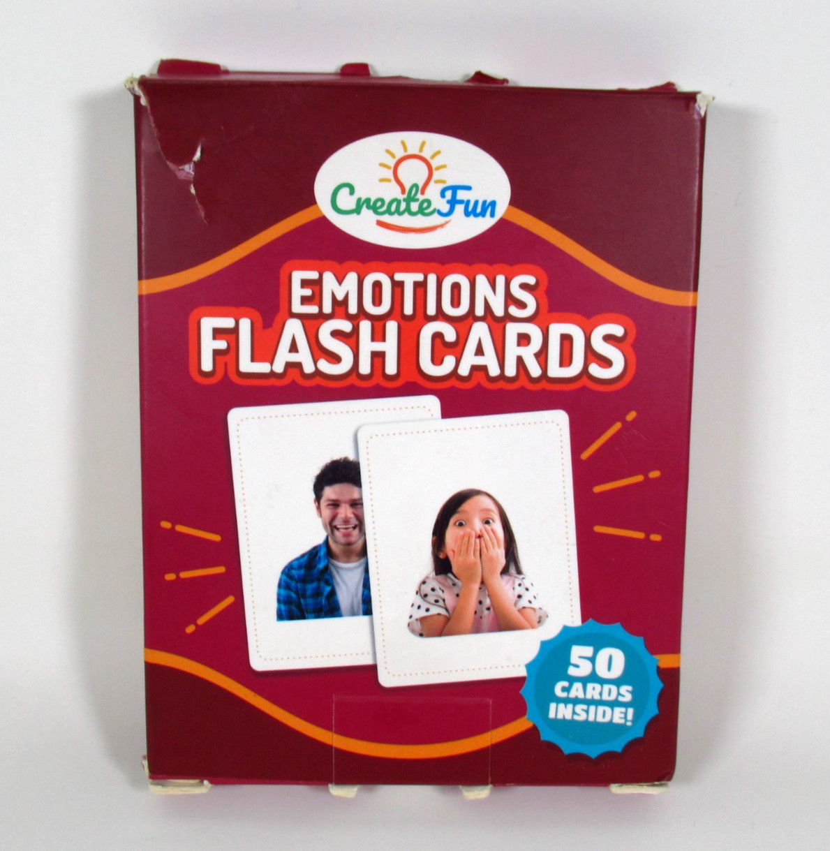 Emotions Flash Cards 50 Set CreateFun Social Skills Therapy Autism ABA