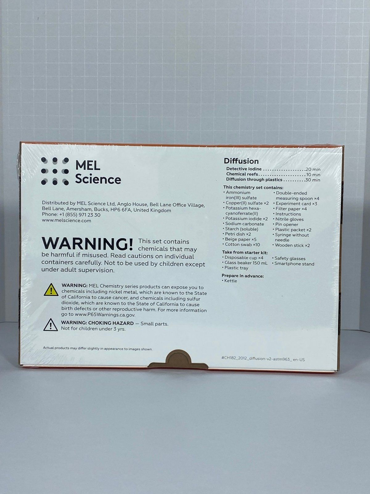 MEL Science Chemistry Diffusion Kit STEM Experiment Set 10+ New