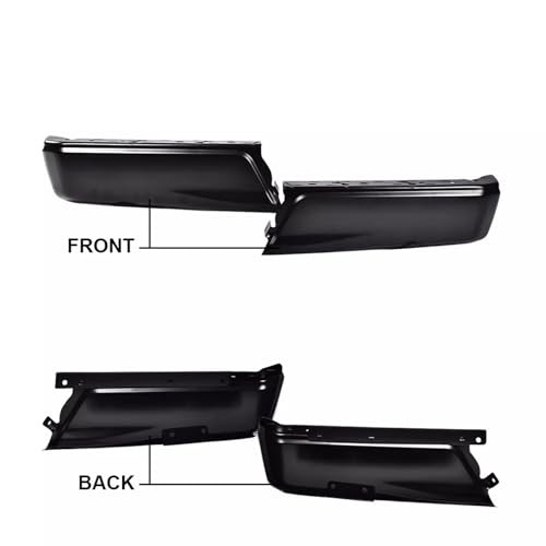 15-20 Ford F150 Rear Bumper End Caps Covers Left & Right w/o Sensor Holes Black