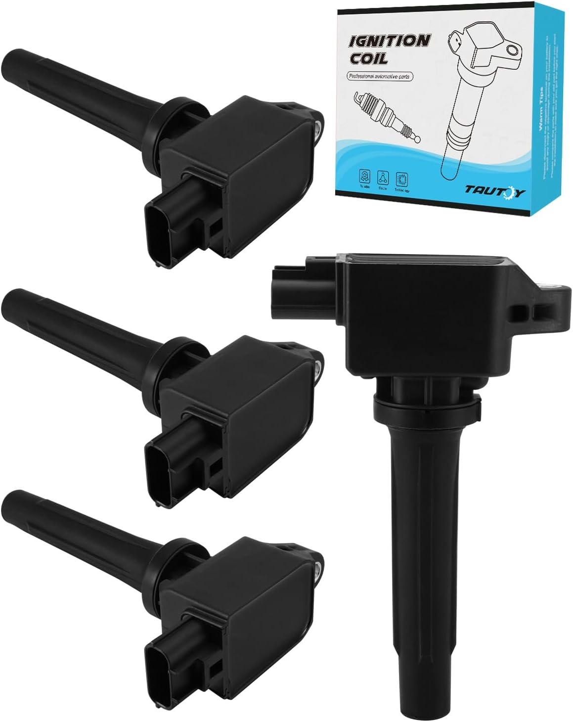 Set of 4 UF822 Ignition Coil Pack (1.5L Only) For Toyota Yaris 2019 Yaris iA