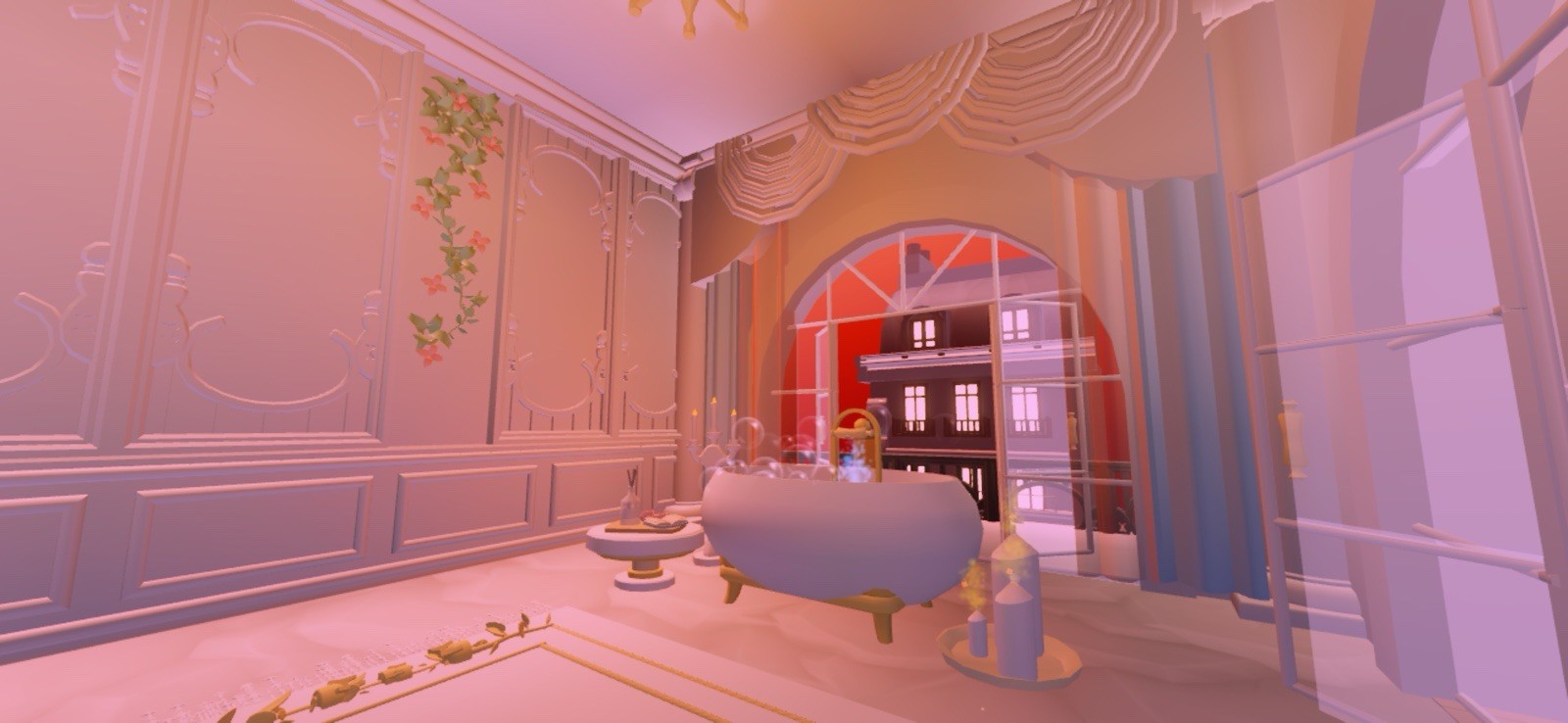 Paris Eiffel Tower Themed Ver 2 Suite Apartment- Glitch House ❤️ Adopt Me Home
