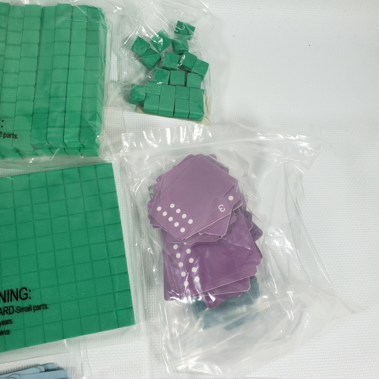 GRADE LEVEL 1 STUDENT MATH MANIPULATIVE KIT AND WORKMATS EDUCATIONAL LEARNING