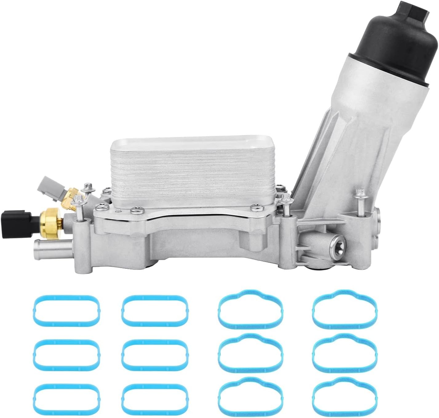 926-876 Aluminum Engine Oil Filter Housing Adapter Assembly, Engine Oil Cooler C