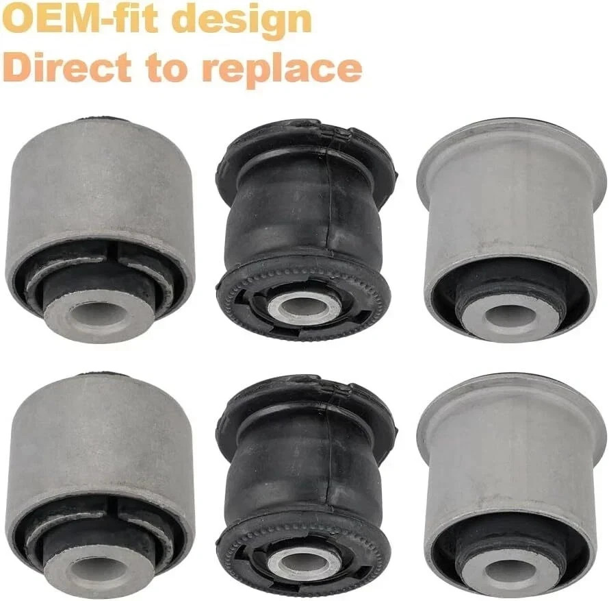 Rear Lower Control Arm Knuckle Bushing Kit Compatible with Honda Civic 2001-2005
