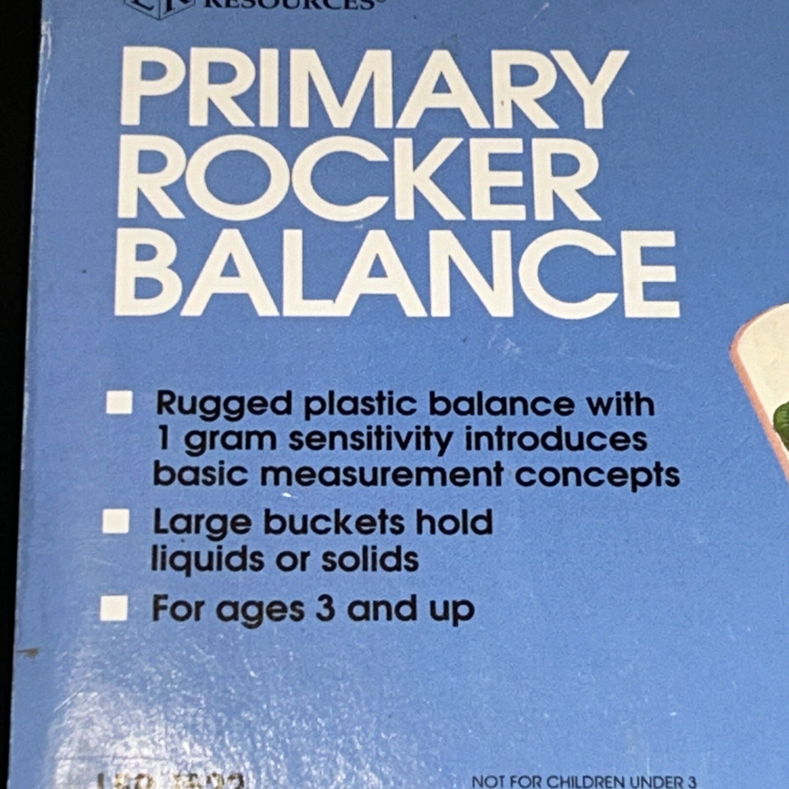 Learning Resources Primary Bucket Balance Teaching Scale, Ages 3+ New Sealed