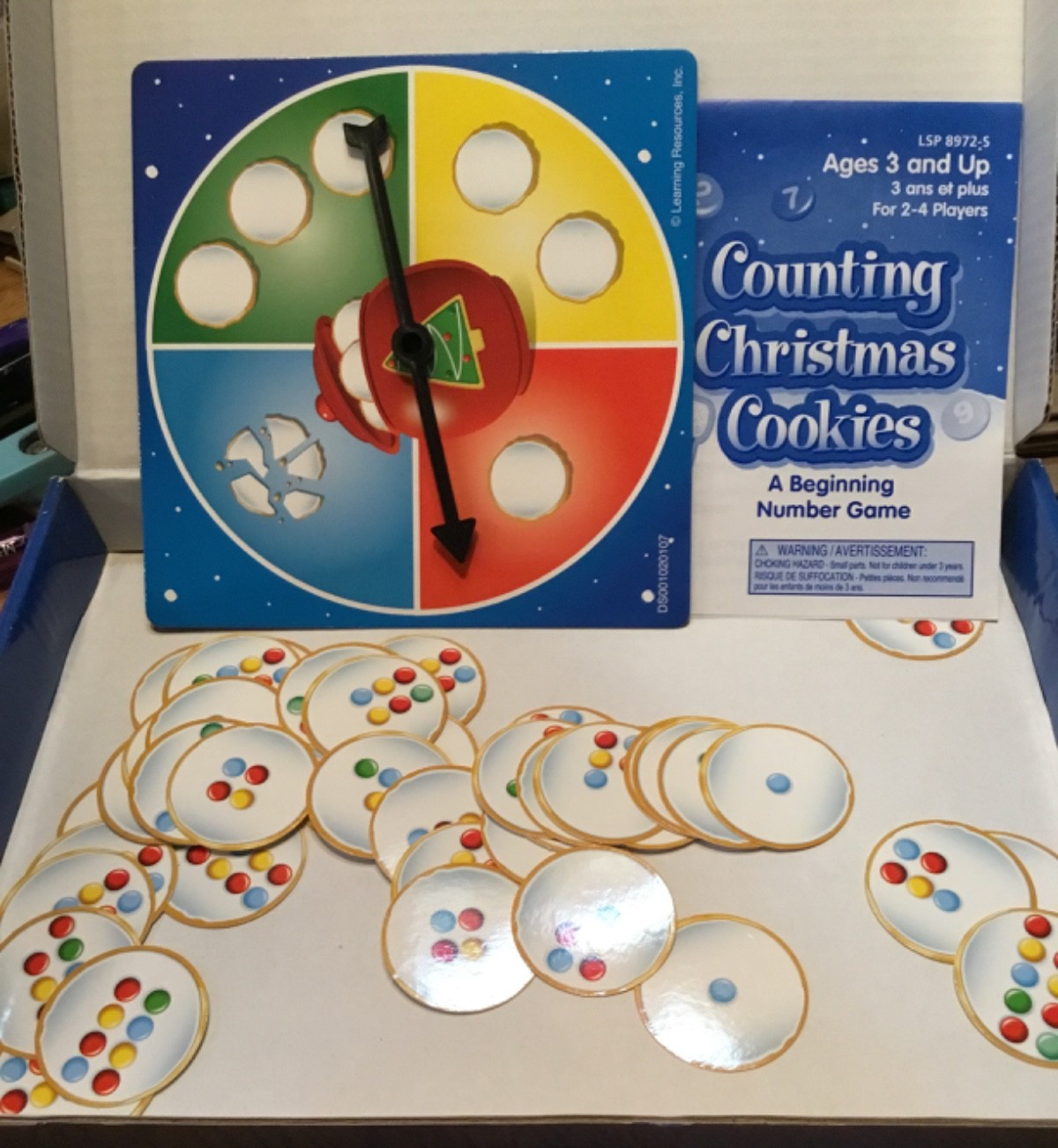 Learning Resources Counting Christmas Cookies -Missing 3 Cookies