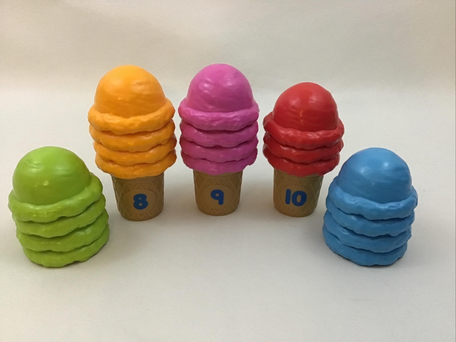 Lakeshore Counting Cones Colors Counting Pretend Food Replacement pcs Heavy LotC