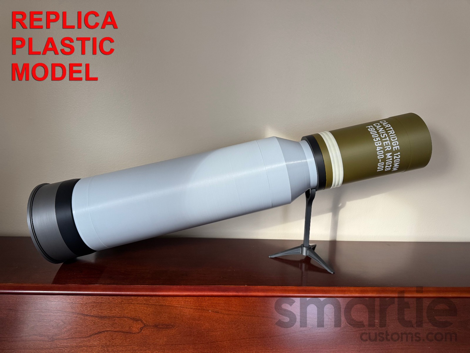 FAKE M1028 Canister Abrams Tank 120mm Round – Plastic Replica