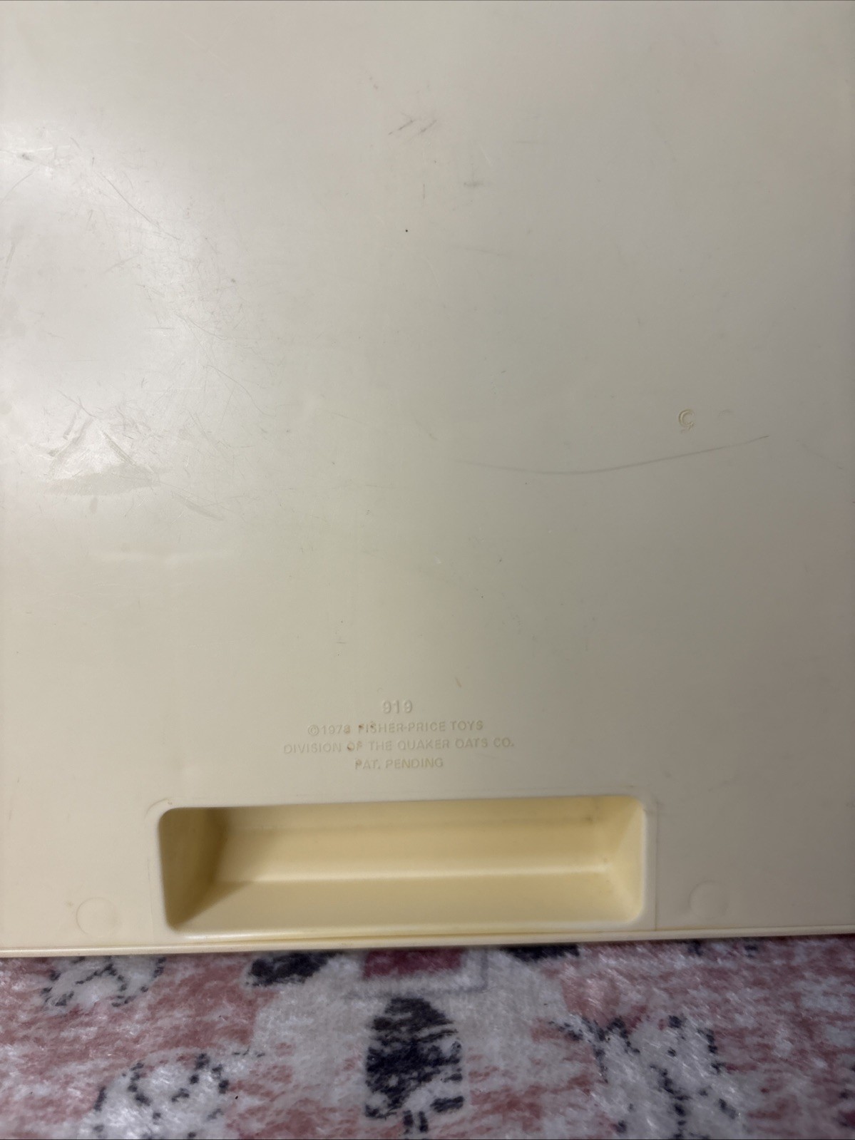 Fisher Price Stove Top Toy Range Glow Magic Burners 1978 Plastic