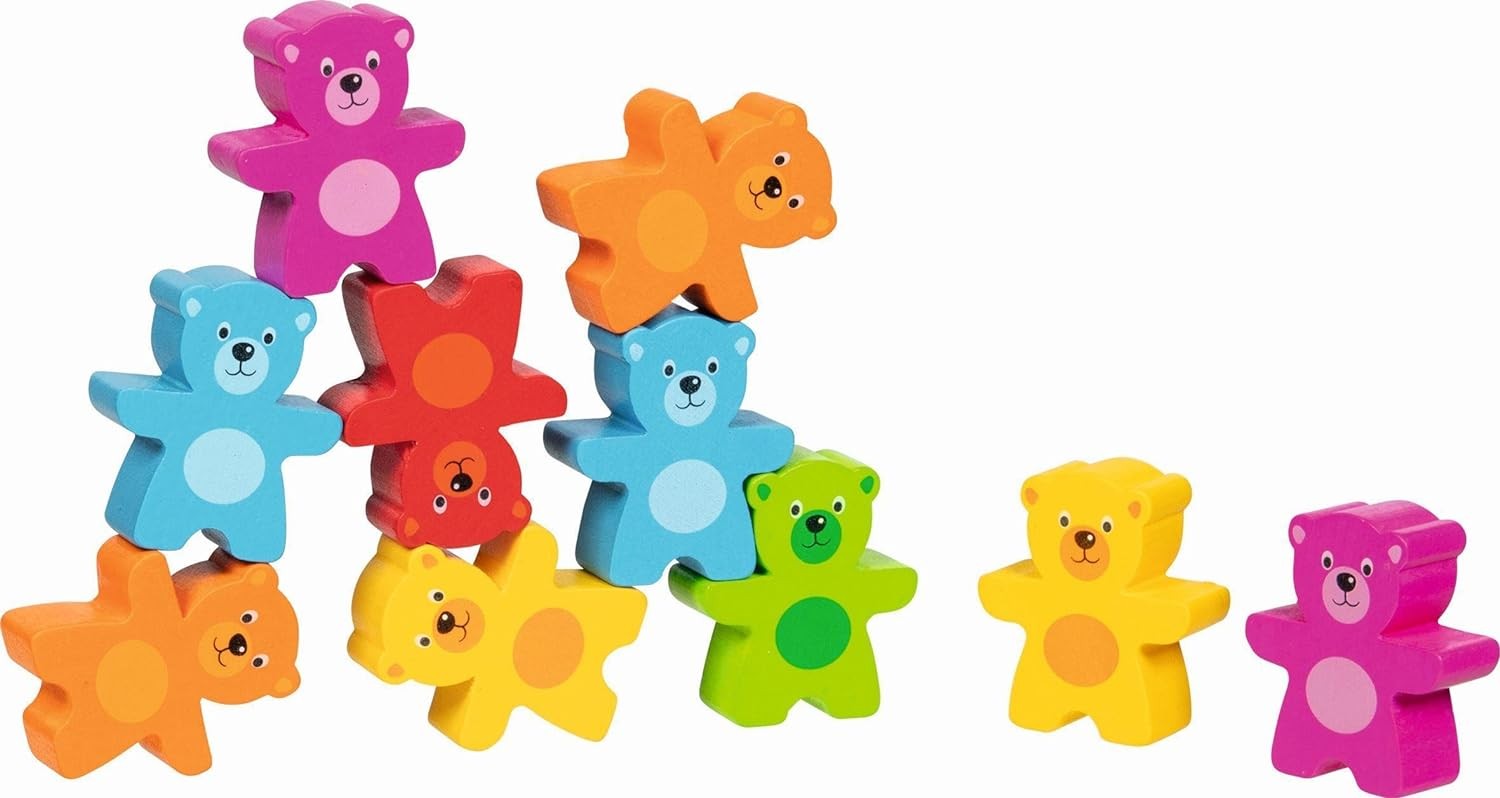 goki Stacking Game Colourful Bear Band