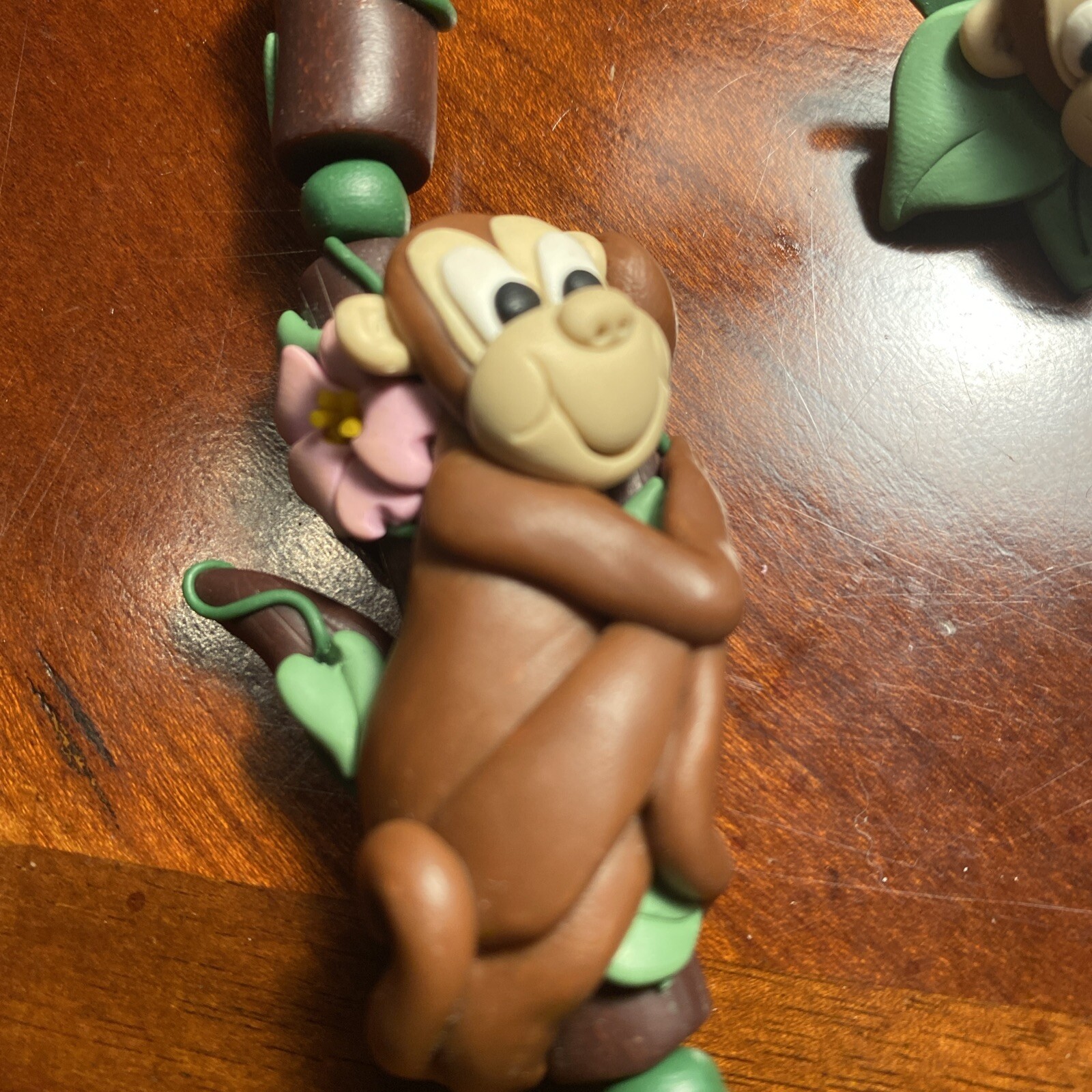 Monkey Necklace & Monkey Earrings