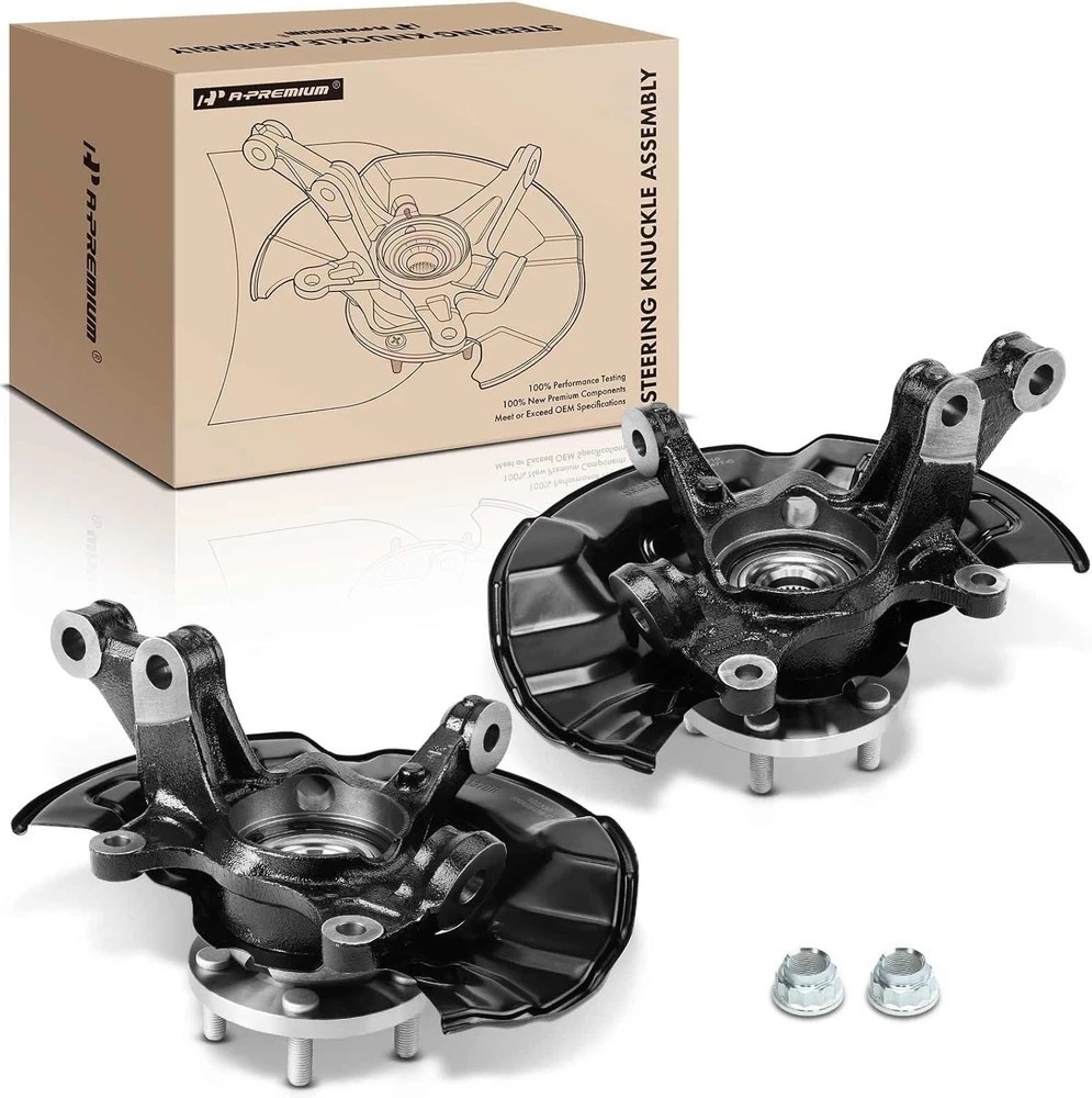 2 x Front Left and Right Steering Knuckle & Wheel Bearing Hub Assembly Toyota…