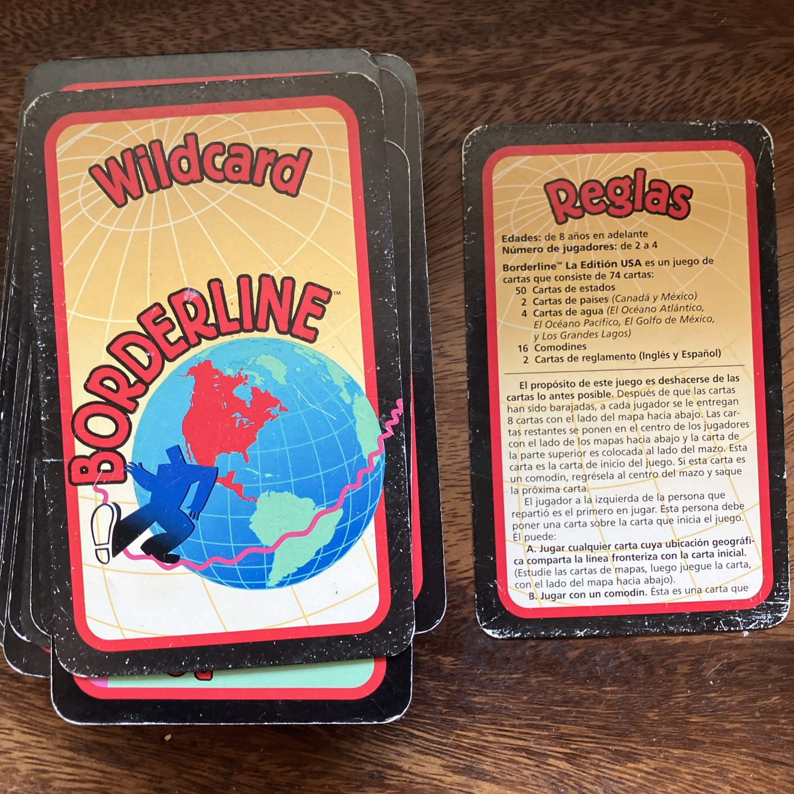 Borderline Games USA Edition Vintage Geography Card Game