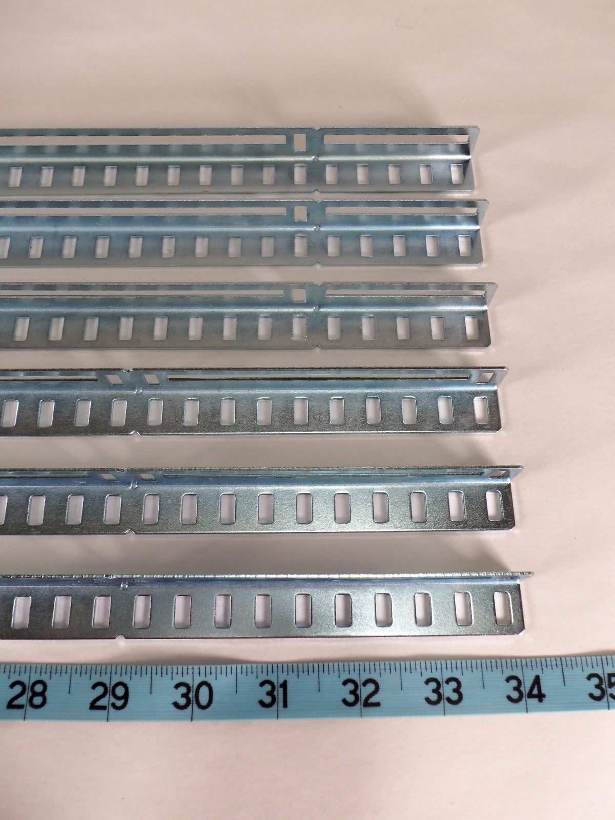 VEX Robotics EXP V5 Steel 1x1x30 Angle Rail Mixed Lot of 8 Pieces