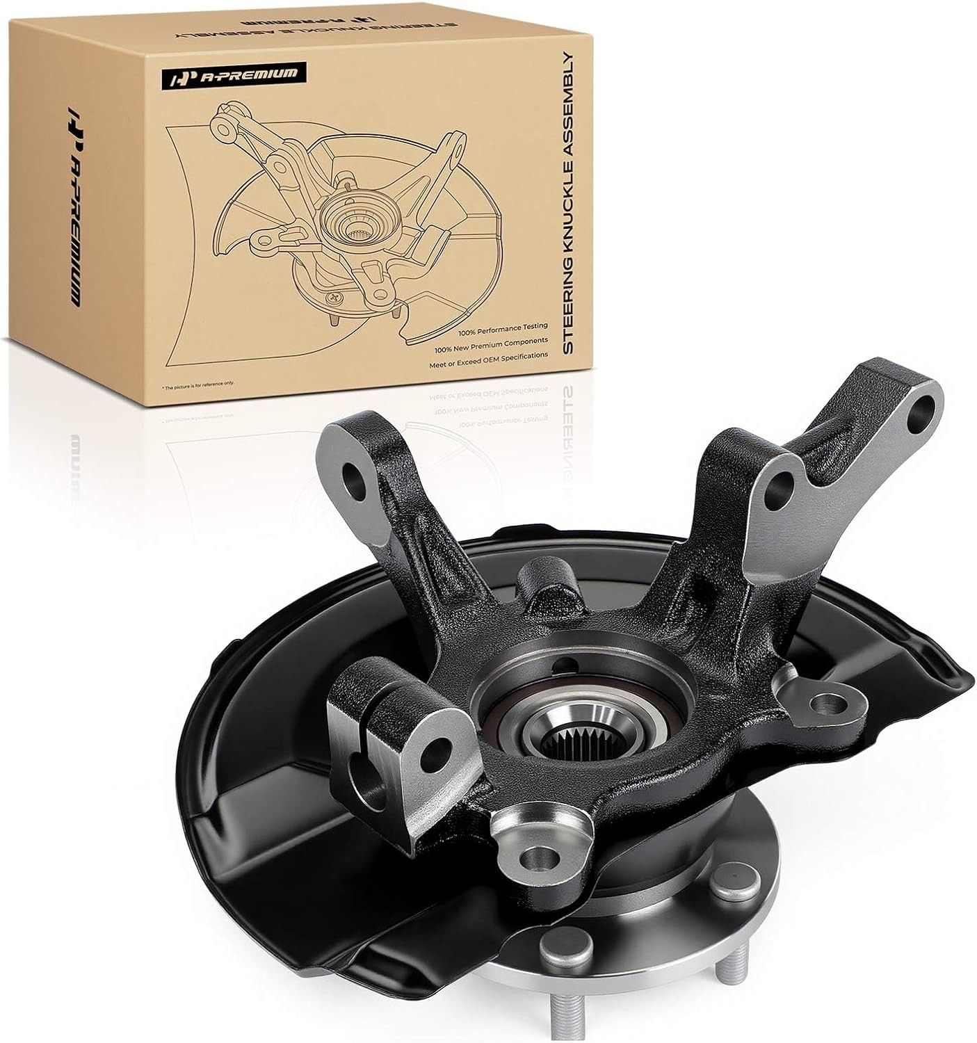 Steering Knuckle Left Front Mitsubishi Outlander 2007-2018 Driver