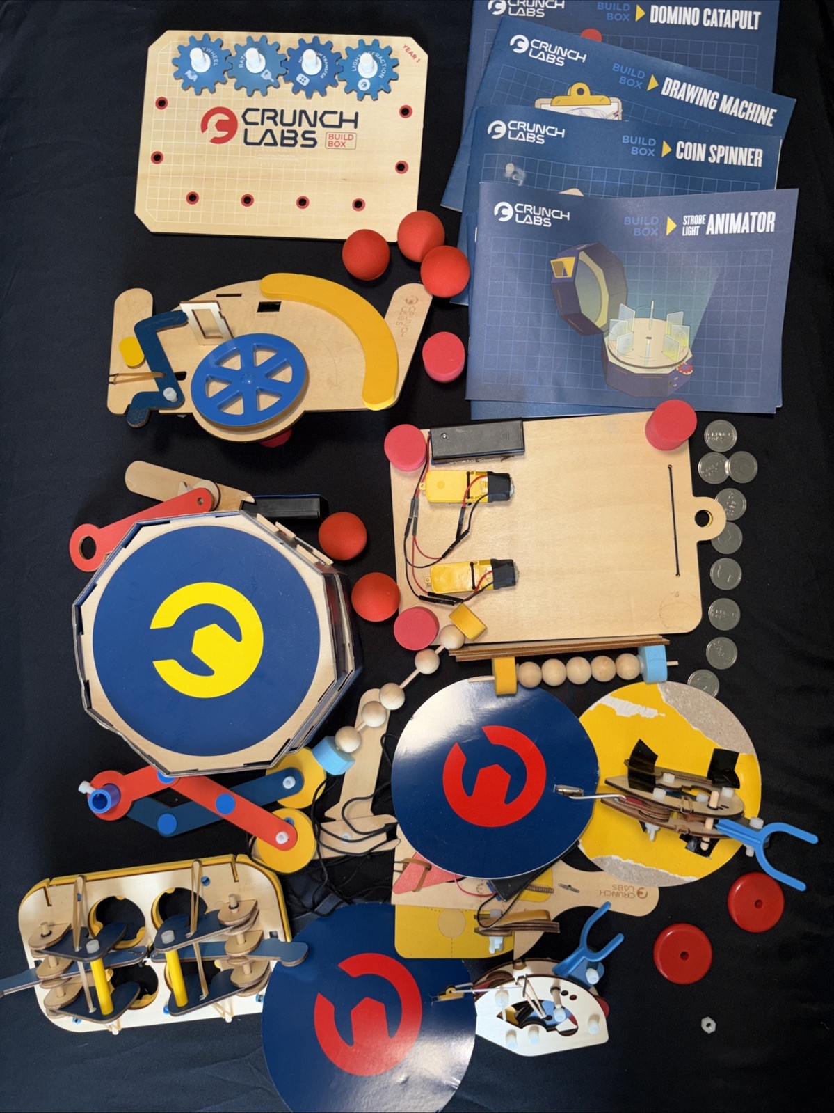 Crunch Labs Lot By Mark Rober Kits, Unsorted, Untested STEM