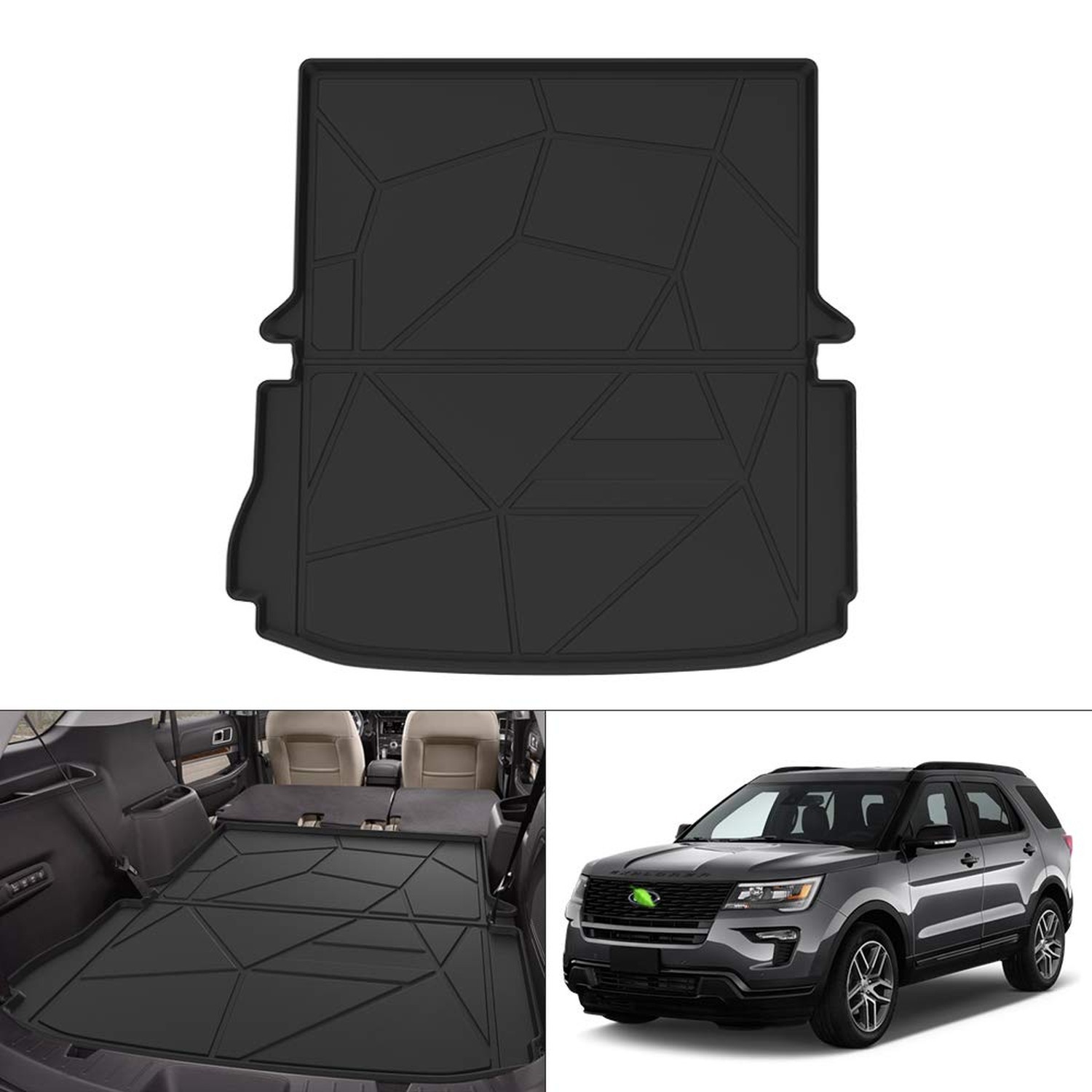 KUST Trunk Cargo Mat for 2011-2019 Ford Explorer, Rear Cargo Trunk Liner for …