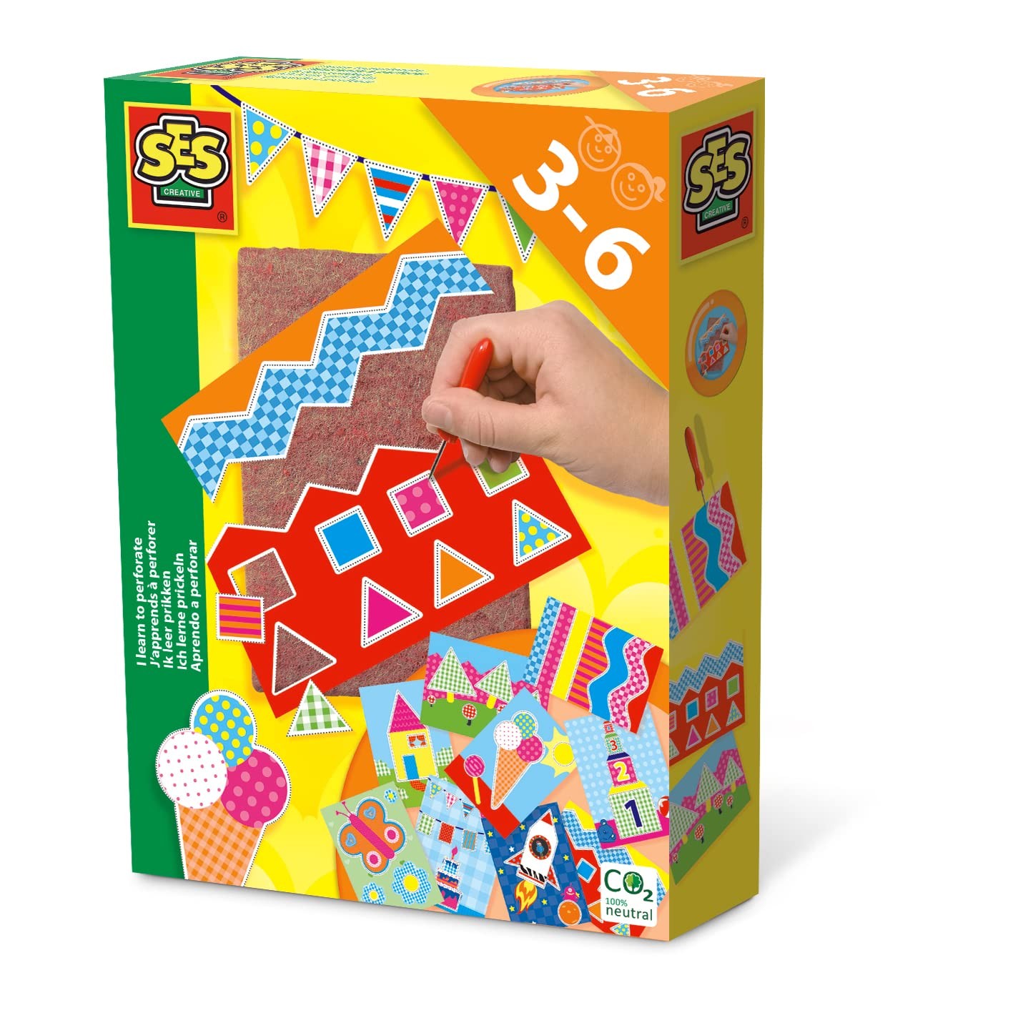 SES Creative 14836 I Learn to perforate, Mixed