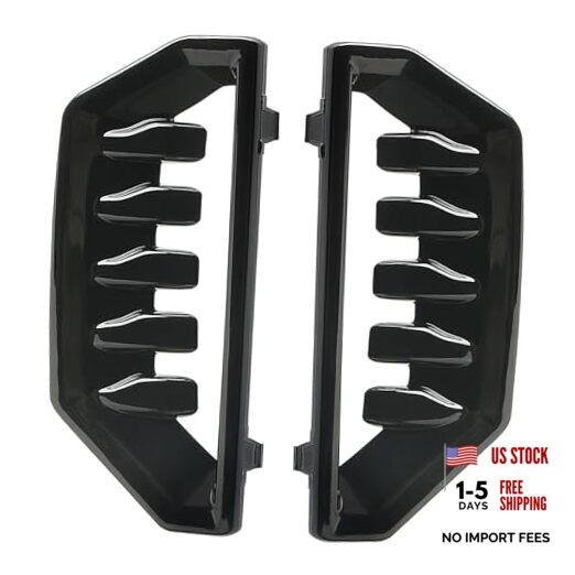 Air Duct Cover for Front Bumper Face Bar Grille 84869627 84869628 PAIR