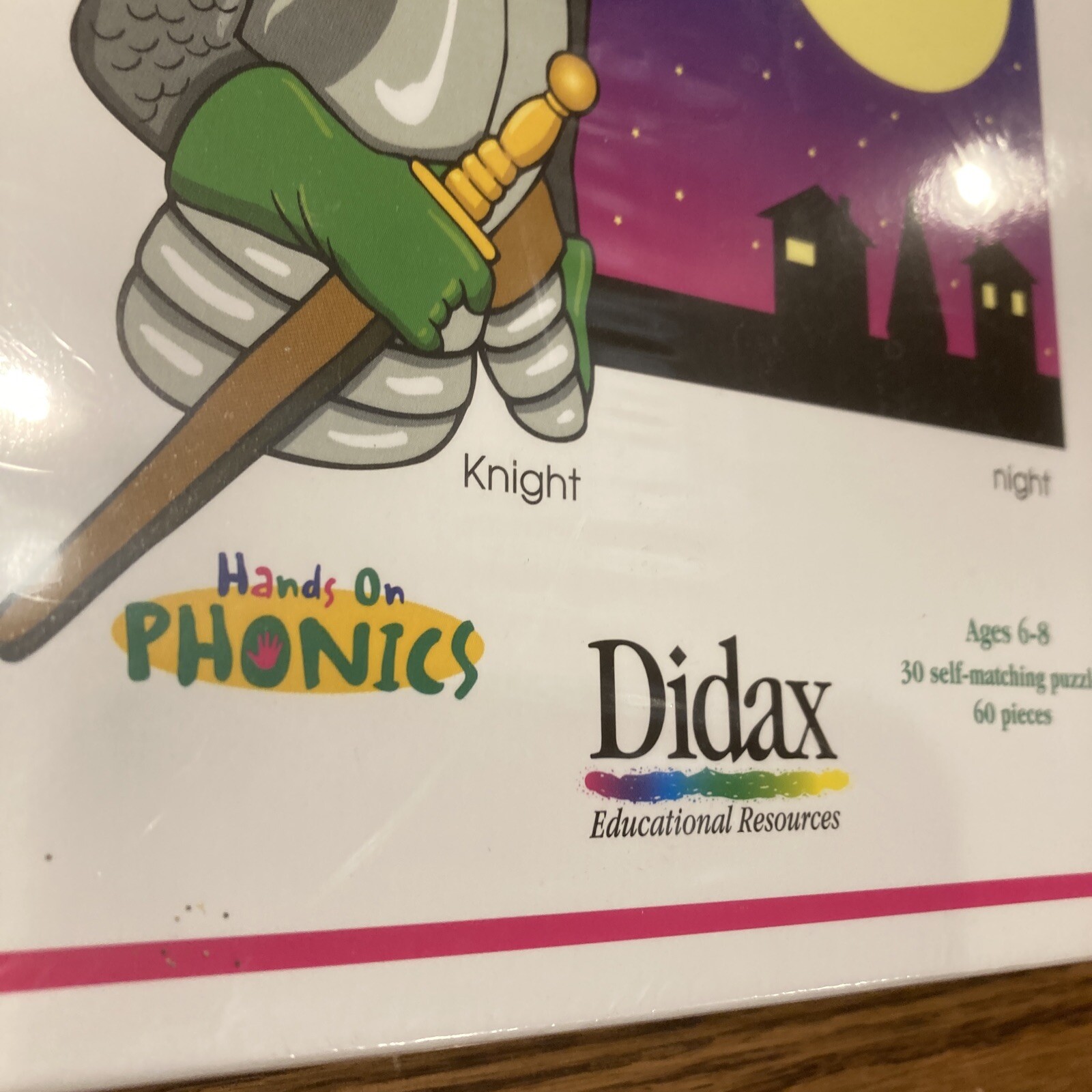 Didax Basic Skills Puzzles – Sound Alike – Hands On Phonics NEW SEALED IN BOX.