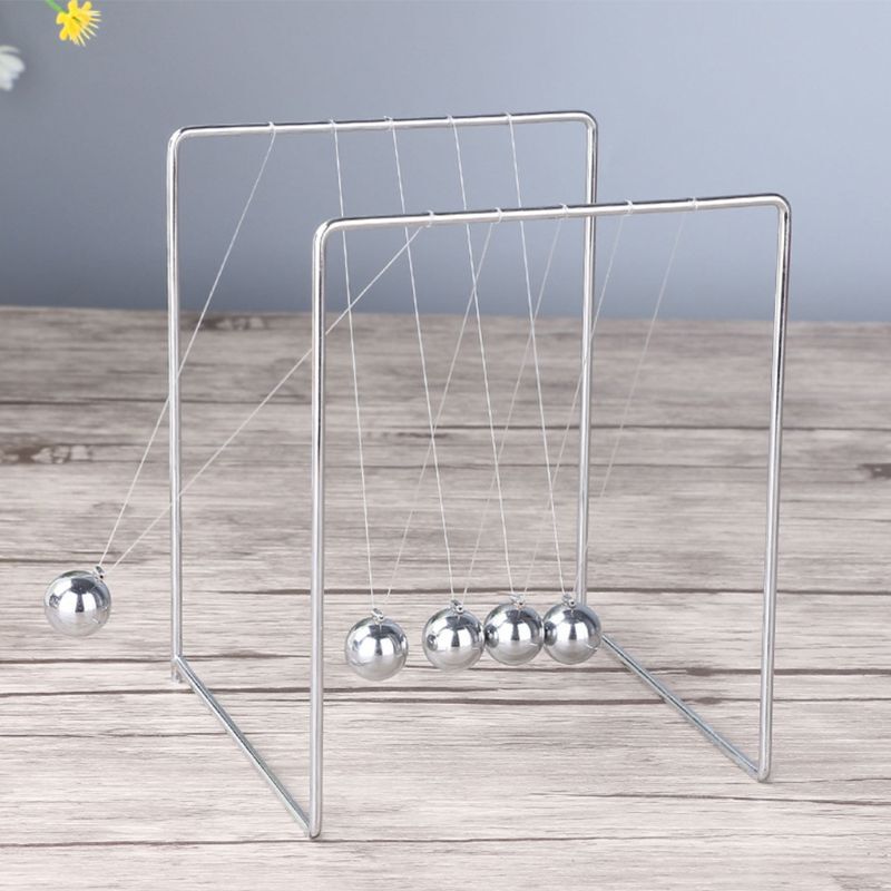 Educational Toy Newtons Cradle Steel Balance Ball Home Desk Decoration