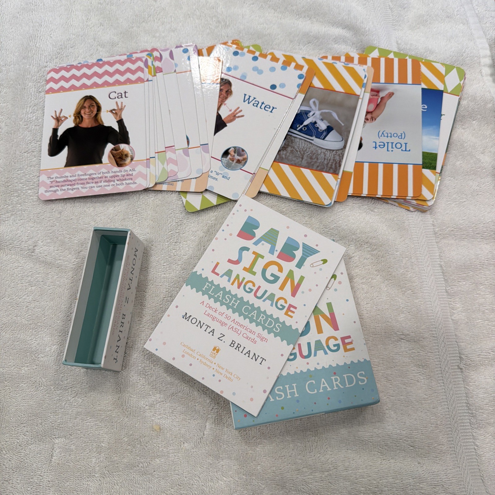 Baby Sign Language Flash Cards Deck of 50 Flash Cards With Pictures