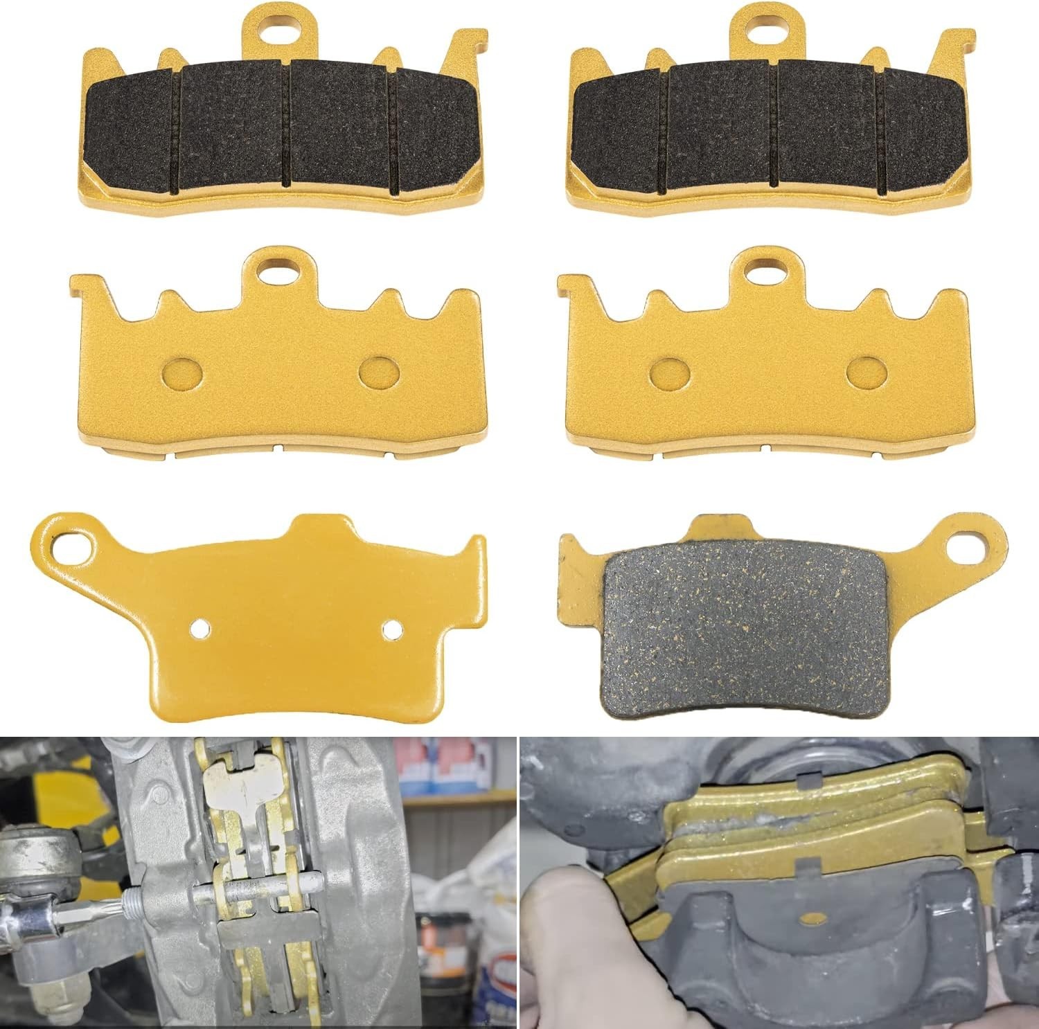 Premium Ceramic Front & Rear Brake Pad Set Fit For Can-Am Spyder RS RS-S RT RT-S