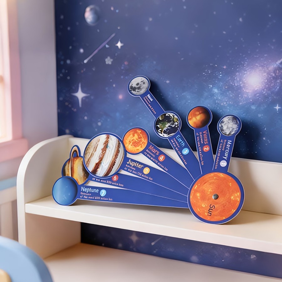 Solar System Planets Flash Cards STEM Space Science Homeschool Learning Set