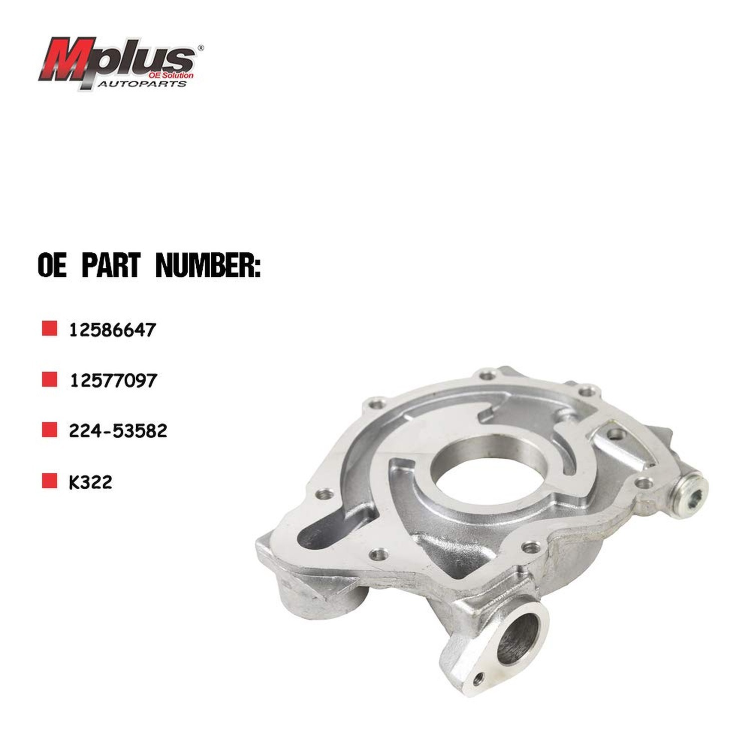 MPLUS Engine Oil Pump Kit Replace 2007-2012 for Chevrolet Colorado 2.9L 3.7L …
