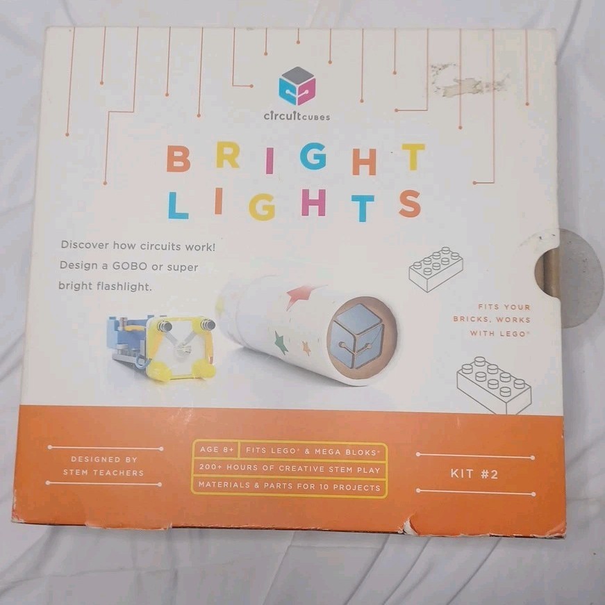 Circuit Cubes Smart Art Bright Lights Stem Learning Toy Building Kit