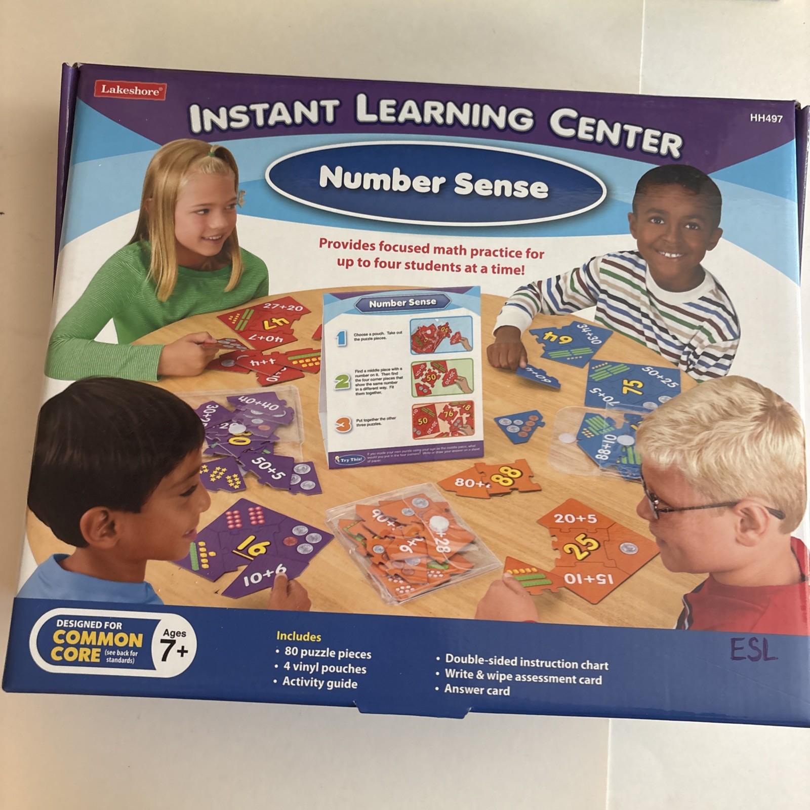 Learning Center Lakeshore Activity Set Lot Of 9 Games 7+ Homeschool Education