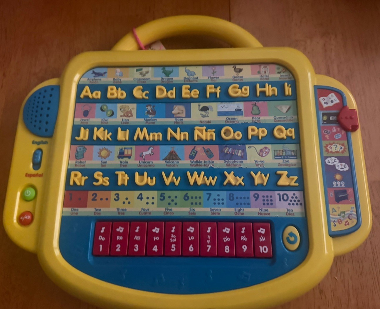 Kid Connection Bilingual Letters & Tunes Learning Tablet (Tested and Working)