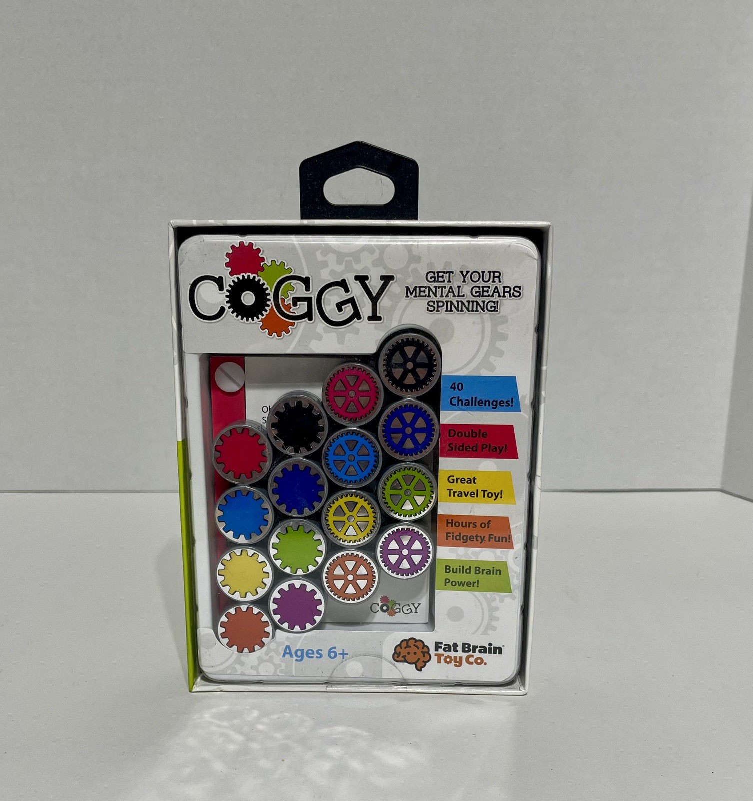 Coggy Puzzle by Fat Brain Toy- 40 Challenges Brain Game Ages 6+ NEW Sealed