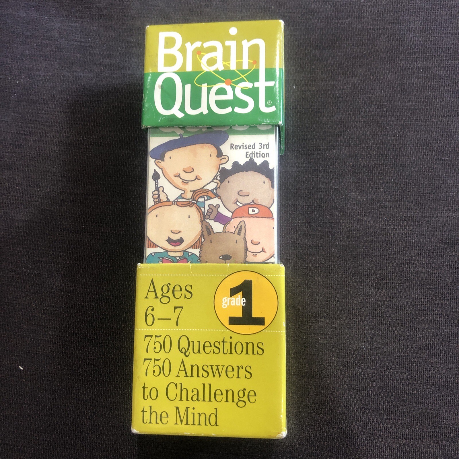 Brain Quest Grade 1 Age (6-7) 3rd Edit. Set of 2. Pre-Owned (M)