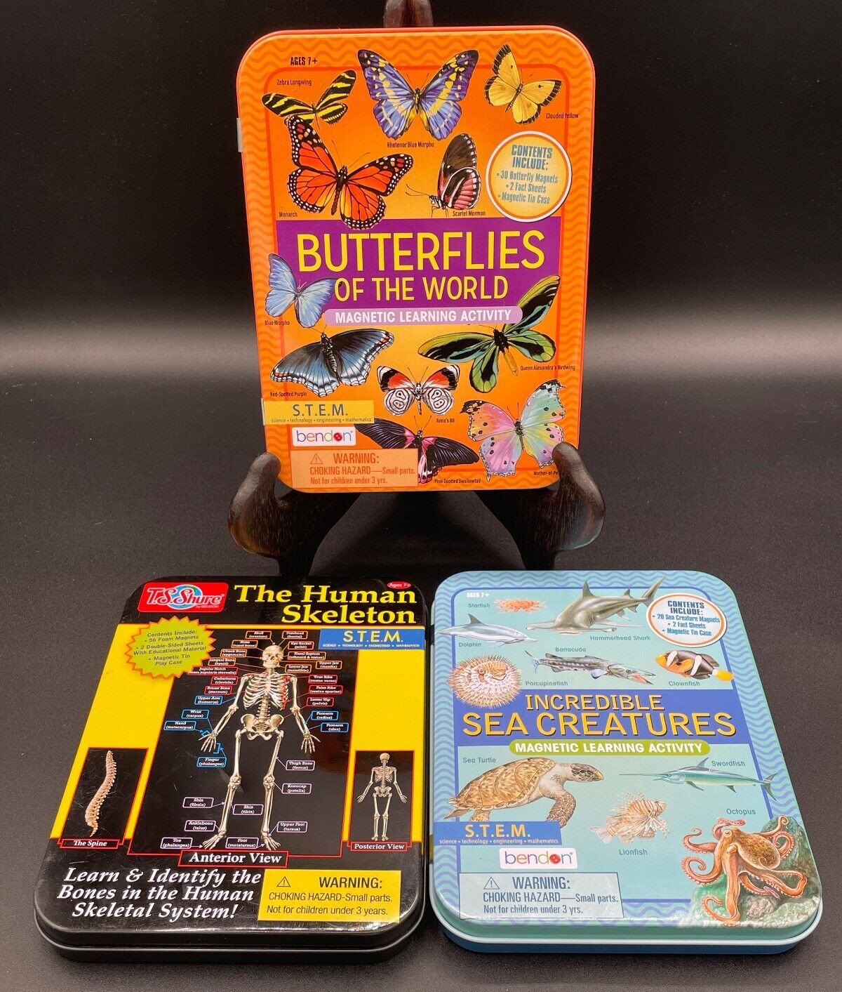 Magnetic Learning Activity S.T.E.M. Educational, Set of 3