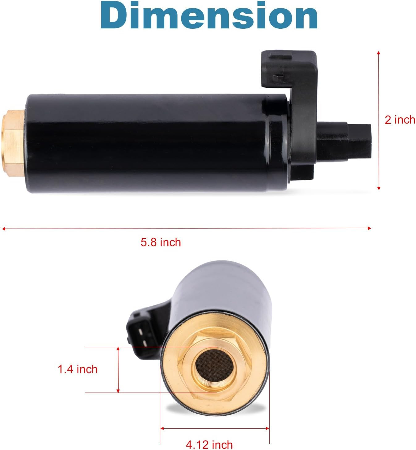 Low Pressure Marine/Outboard Fuel Pump Replacement Compatible QFS OEM Volvo Pent