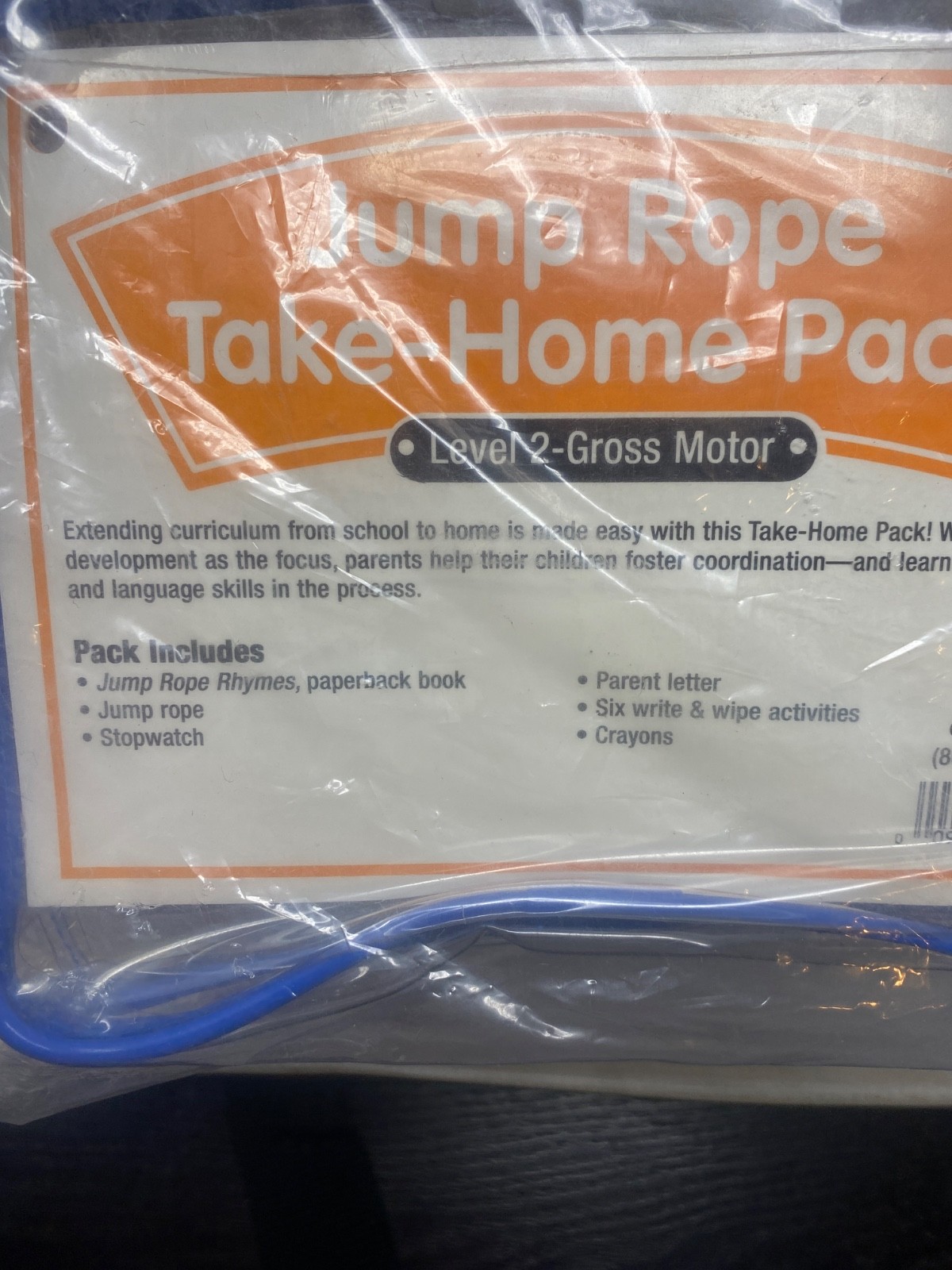 Lakeshore Learning Jump Rope Level 2 Gross Motor Read Description