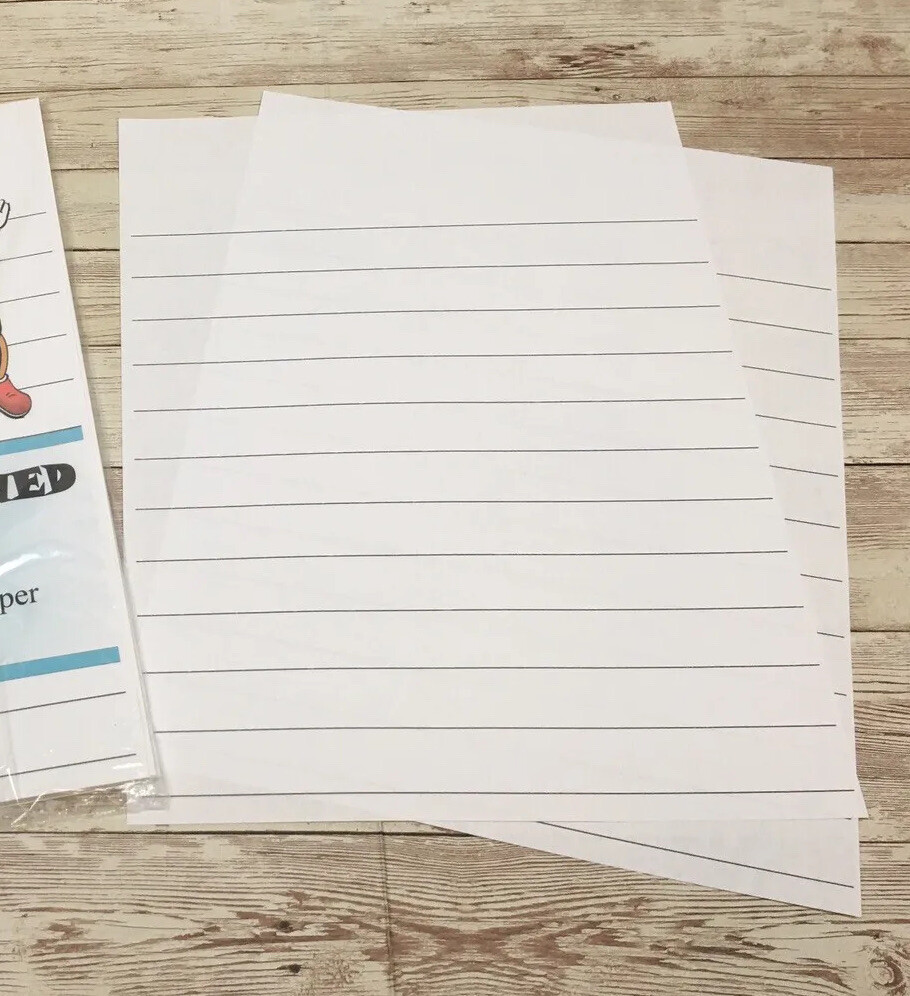 Primary Lined – Handwriting Practice Paper For Children – 30 Sheets