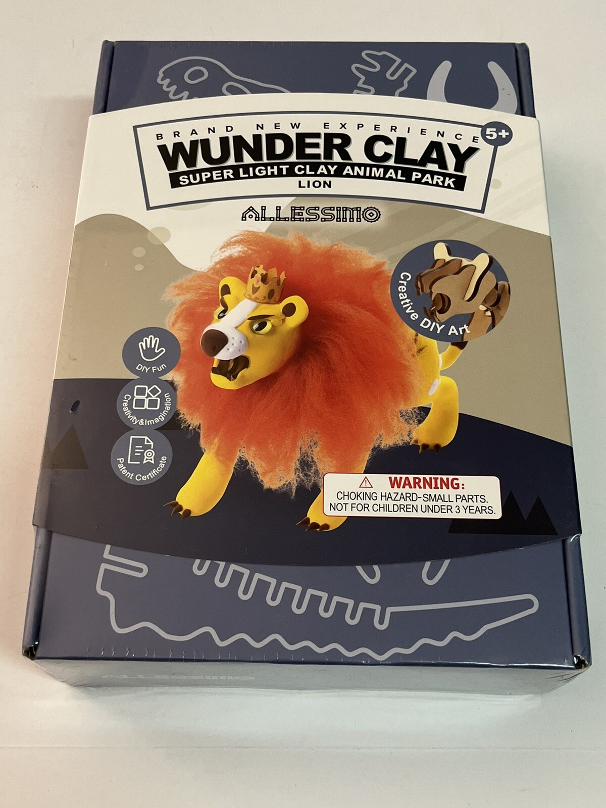 Wunder Clay 3D Puzzle/Art Lion Animal Park Kit Educational Toy Allessmo NEW