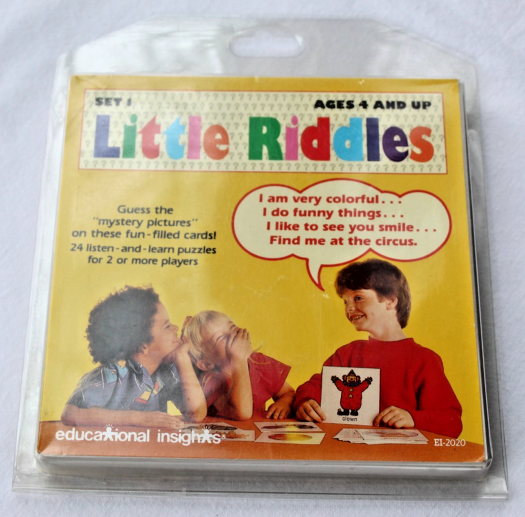 Little Riddles Set 1 Educational Insights Learning Game Age 4+
