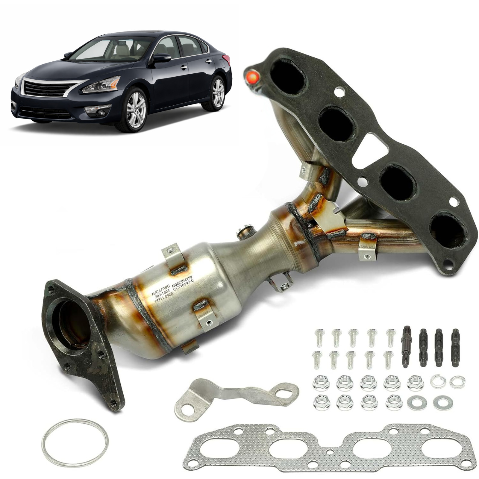 Front Exhaust Manifold Catalytic Converter For Nissan Altima 07-13 14002-JA01E