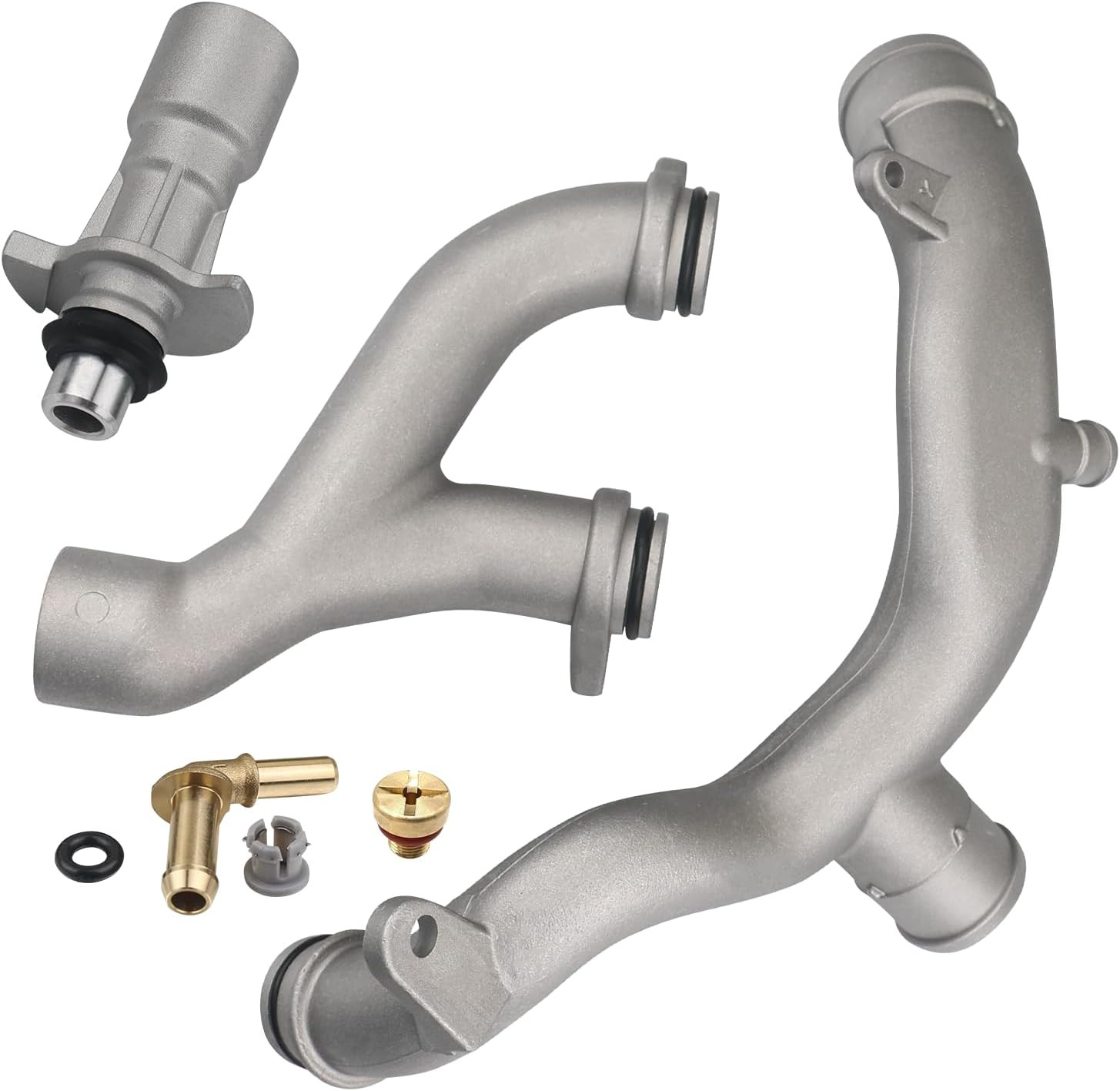 Aluminum Coolant Outlet Pipes Kit Jaguar Land Rover LR4 Range Rover Sport
